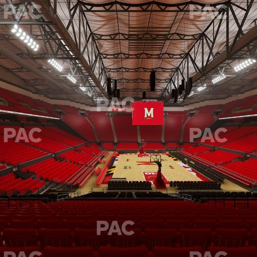 Xfinity Center - MD - Section 107 Seat View