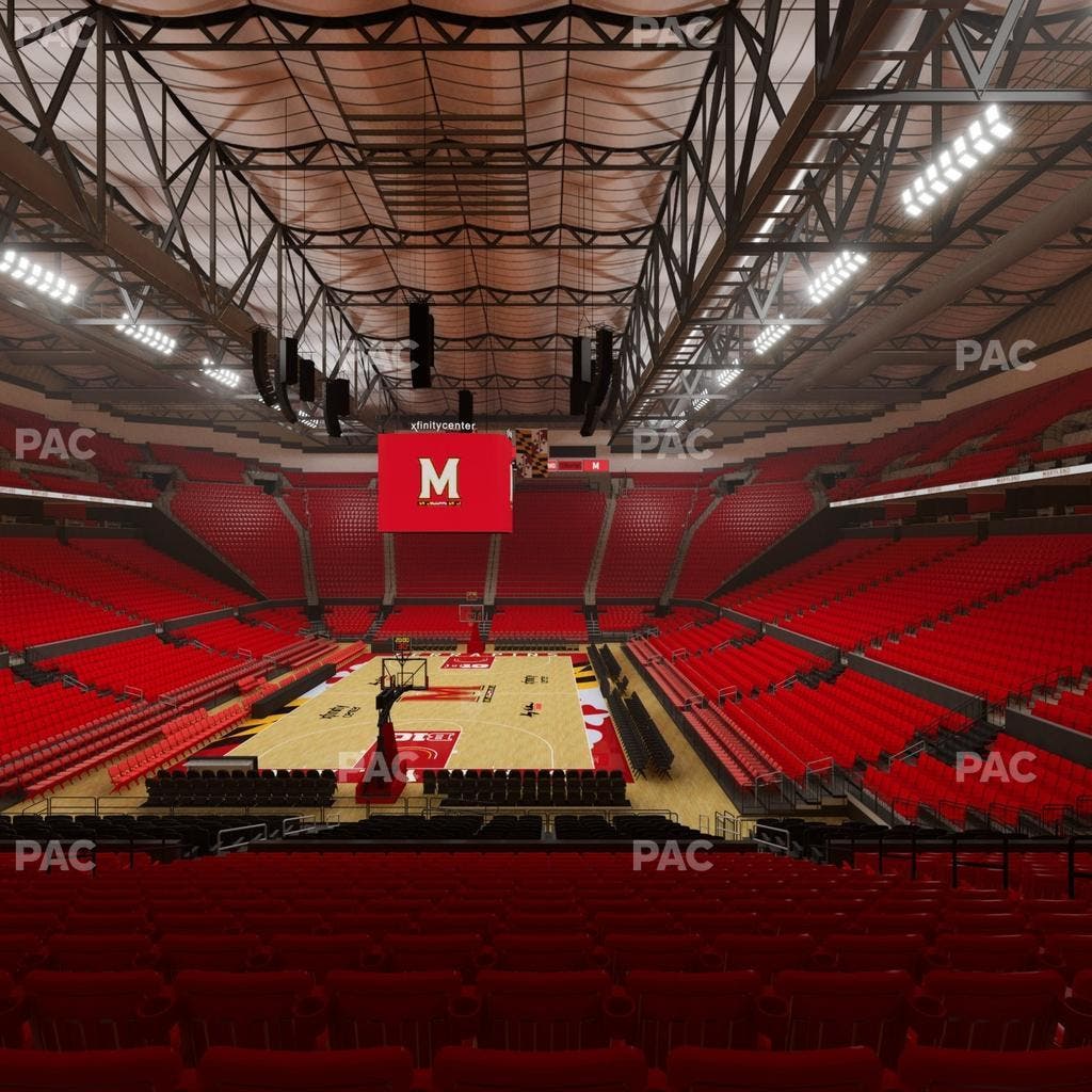 Xfinity Center - MD - Section 108 Seat View