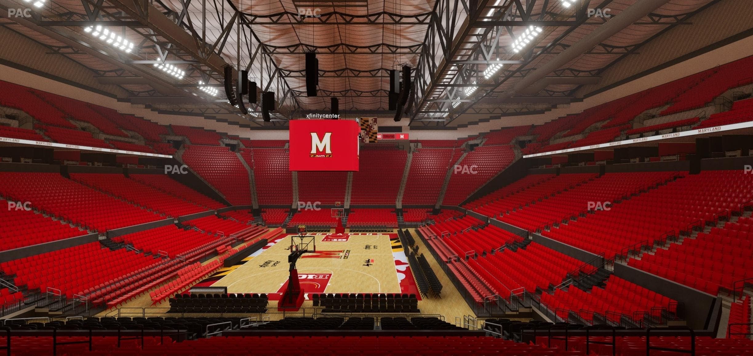 Xfinity Center - MD - Section 108 Seat View