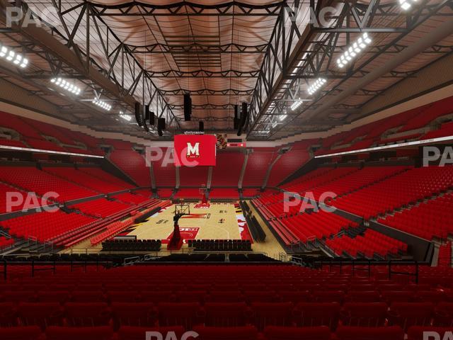 Xfinity Center - MD - Section 108 Seat View