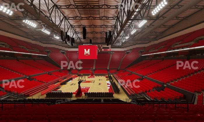 Xfinity Center - MD - Section 108 Seat View