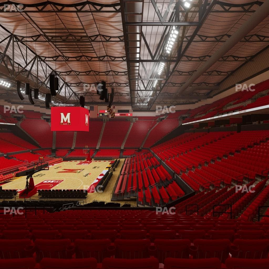 Xfinity Center - MD - Section 109 Seat View