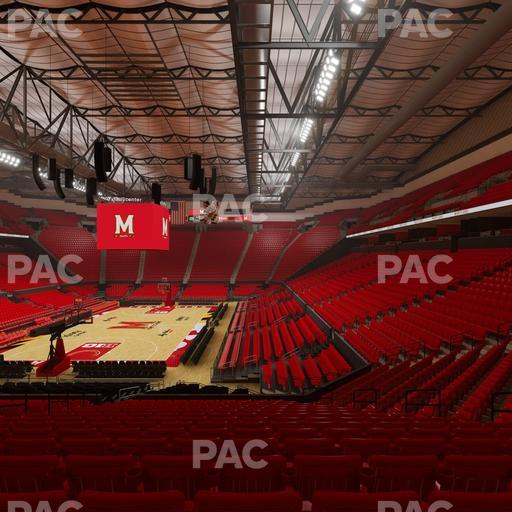 Xfinity Center - MD - Section 109 Seat View