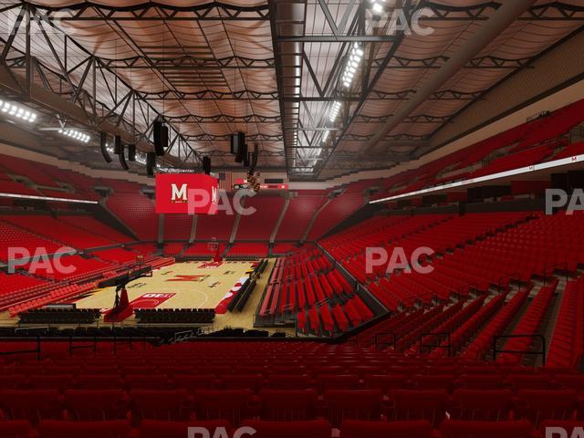 Xfinity Center - MD - Section 109 Seat View