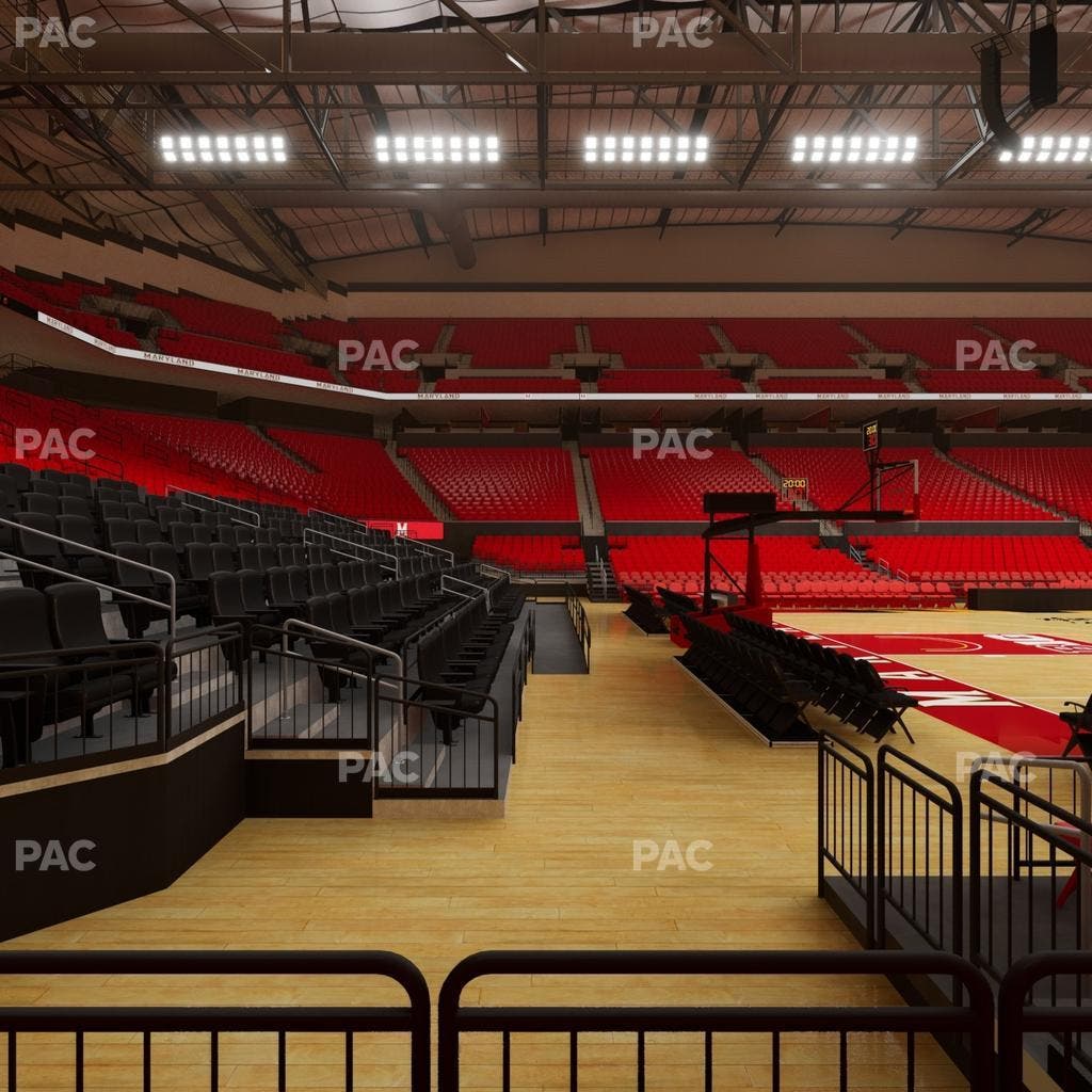 Xfinity Center - MD - Section 112 Seat View