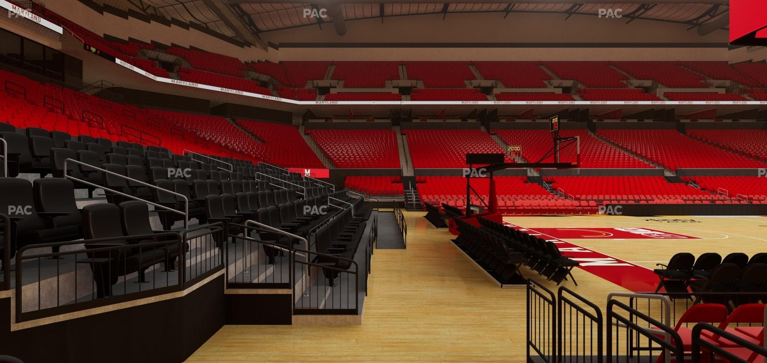 Xfinity Center - MD - Section 112 Seat View