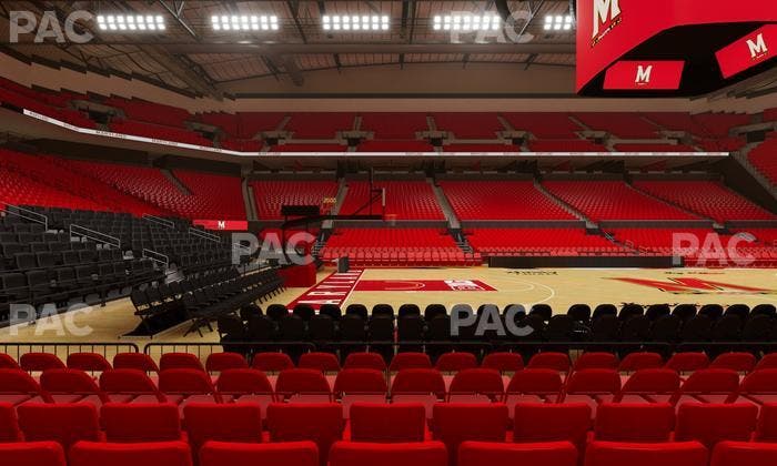 Xfinity Center - MD - Section 113 Seat View