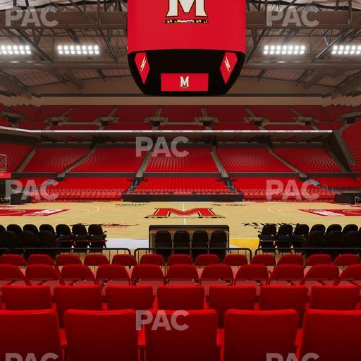 Xfinity Center - MD - Section 114 Seat View