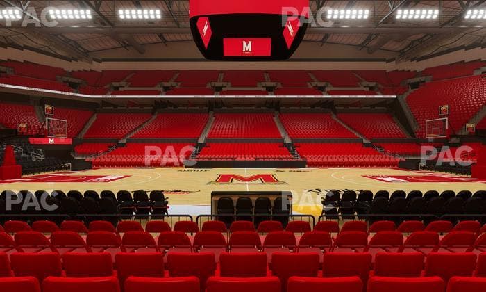 Xfinity Center - MD - Section 114 Seat View