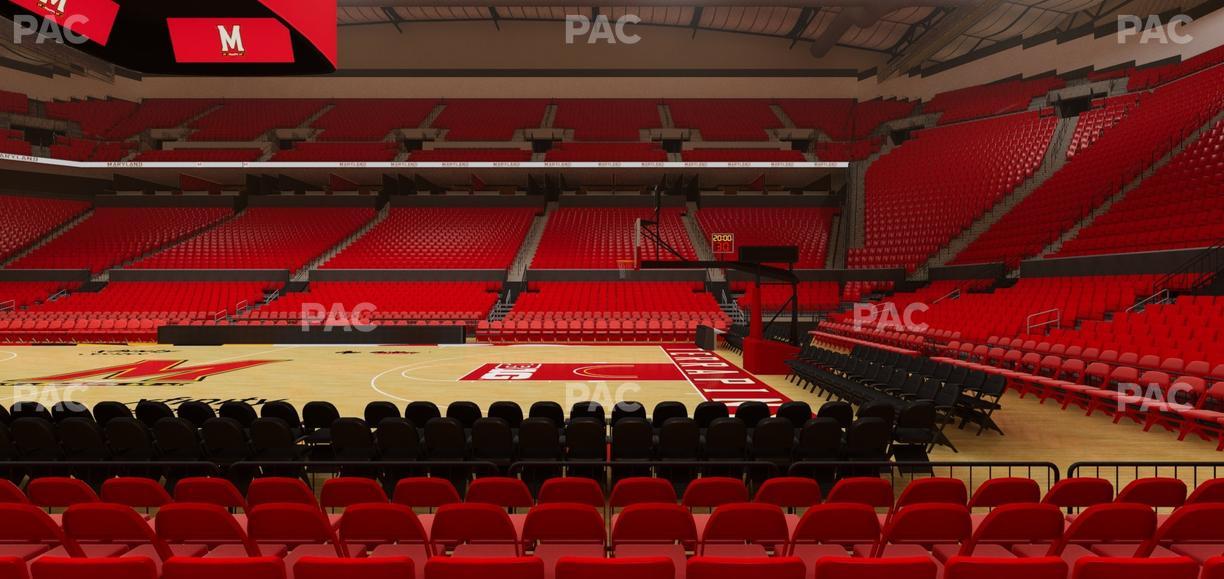 Xfinity Center - MD - Section 115 Seat View