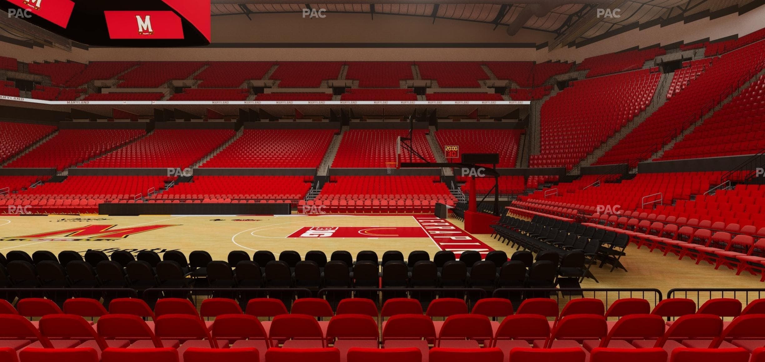Xfinity Center - MD - Section 115 Seat View