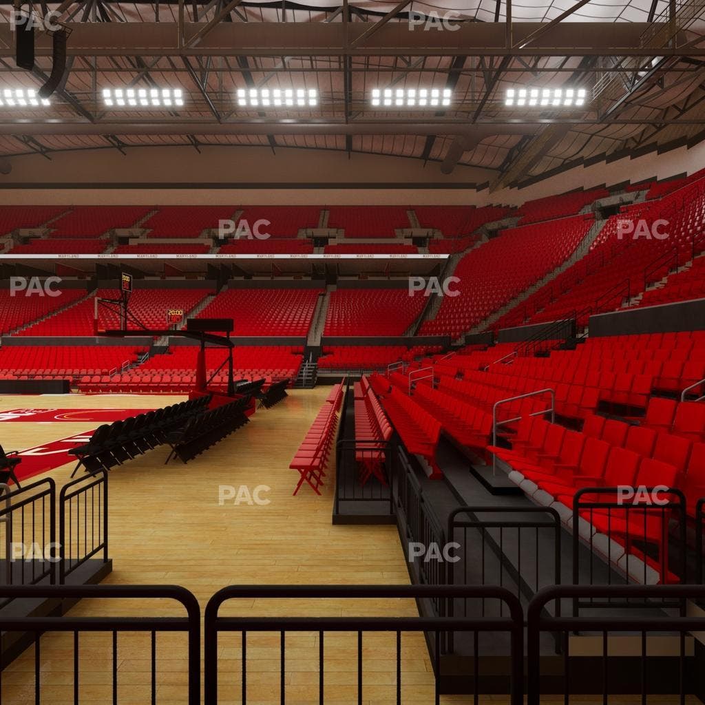 Xfinity Center - MD - Section 116 Seat View