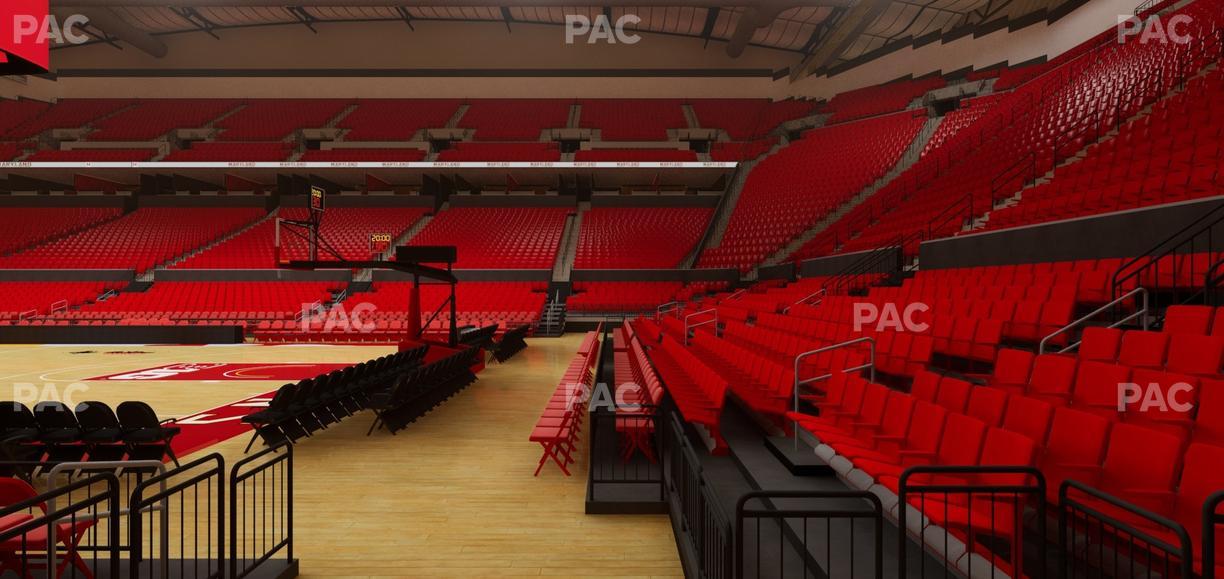 Xfinity Center - MD - Section 116 Seat View
