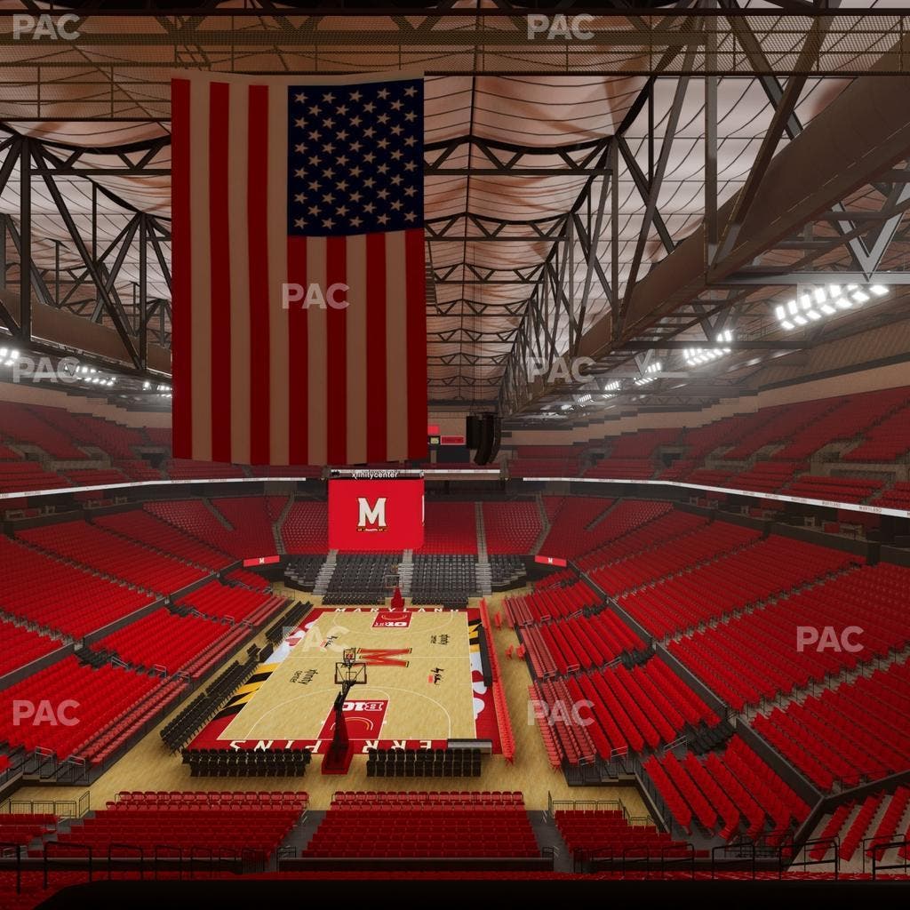 Xfinity Center - MD - Section 121 Seat View