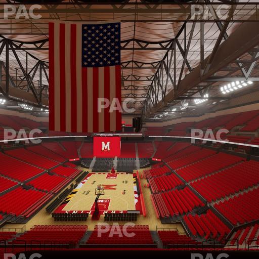 Xfinity Center - MD - Section 121 Seat View