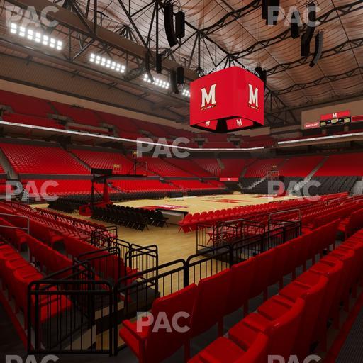 Xfinity Center - MD - Section 123 Seat View