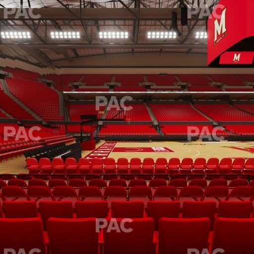 Xfinity Center - MD - Section 126 Seat View