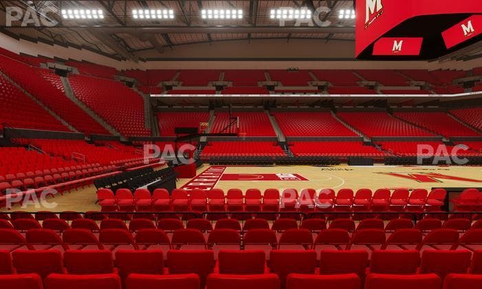 Xfinity Center - MD - Section 126 Seat View