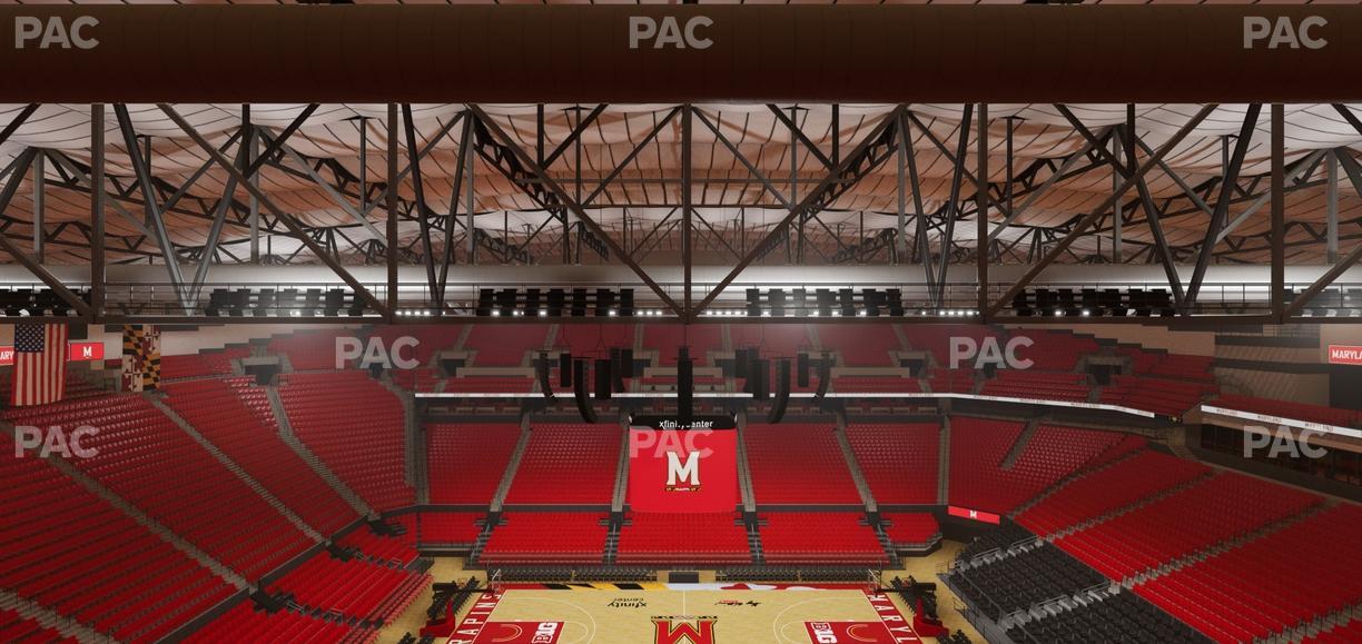 Xfinity Center - MD - Section 201 Seat View