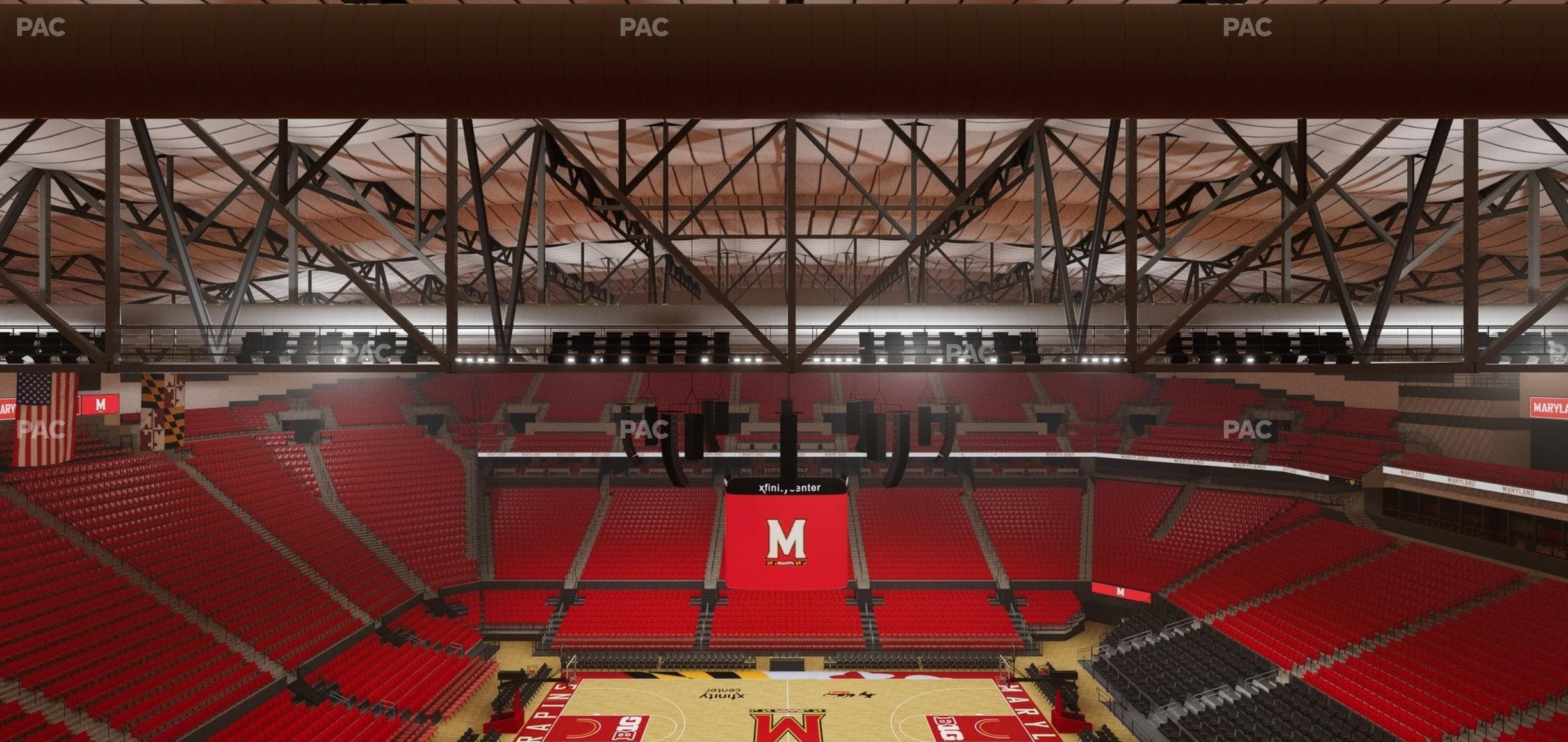 Xfinity Center - MD - Section 201 Seat View