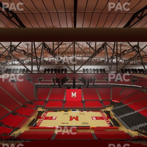 Xfinity Center - MD - Section 201 Seat View