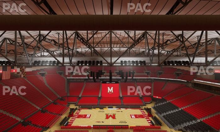 Xfinity Center - MD - Section 201 Seat View