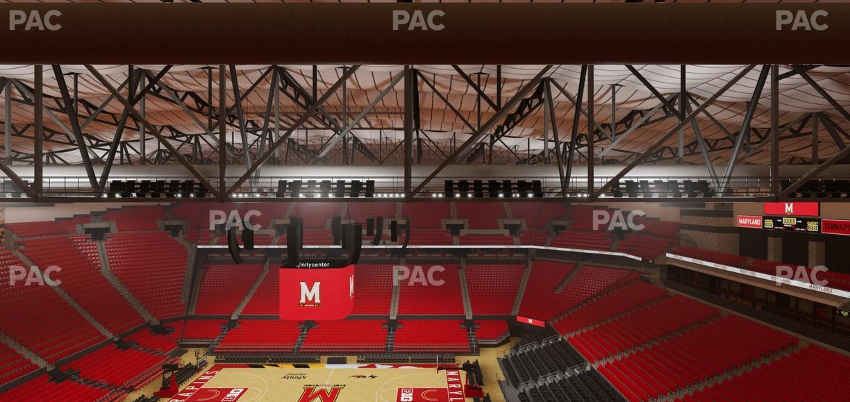 Xfinity Center - MD - Section 202 Seat View