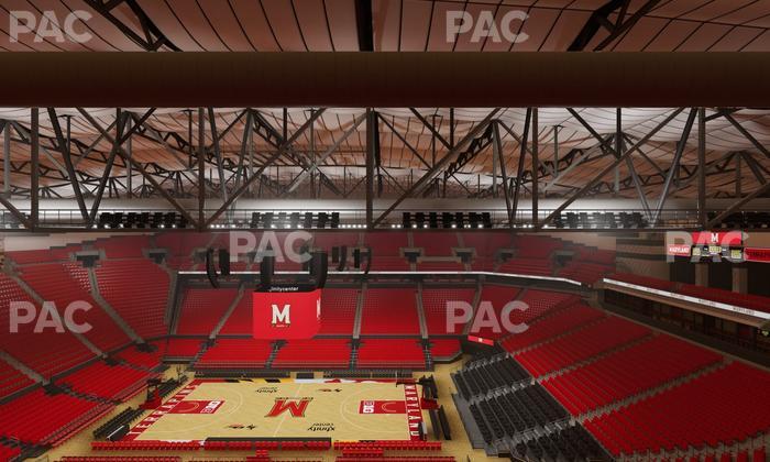 Xfinity Center - MD - Section 202 Seat View