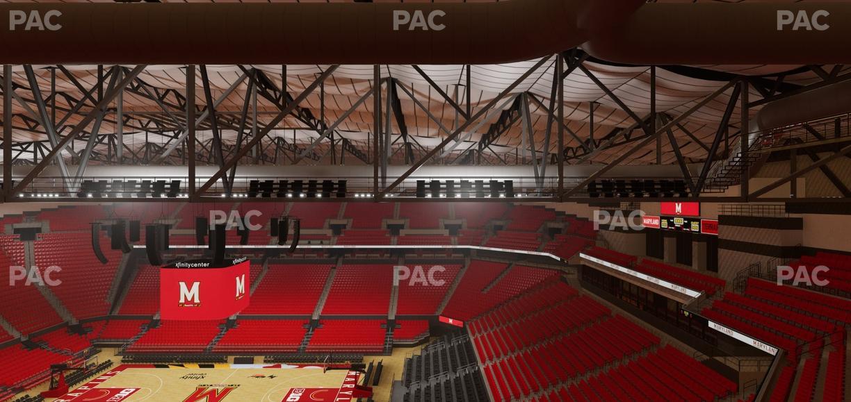Xfinity Center - MD - Section 203 Seat View