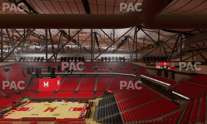 Xfinity Center - MD - Section 203 Seat View