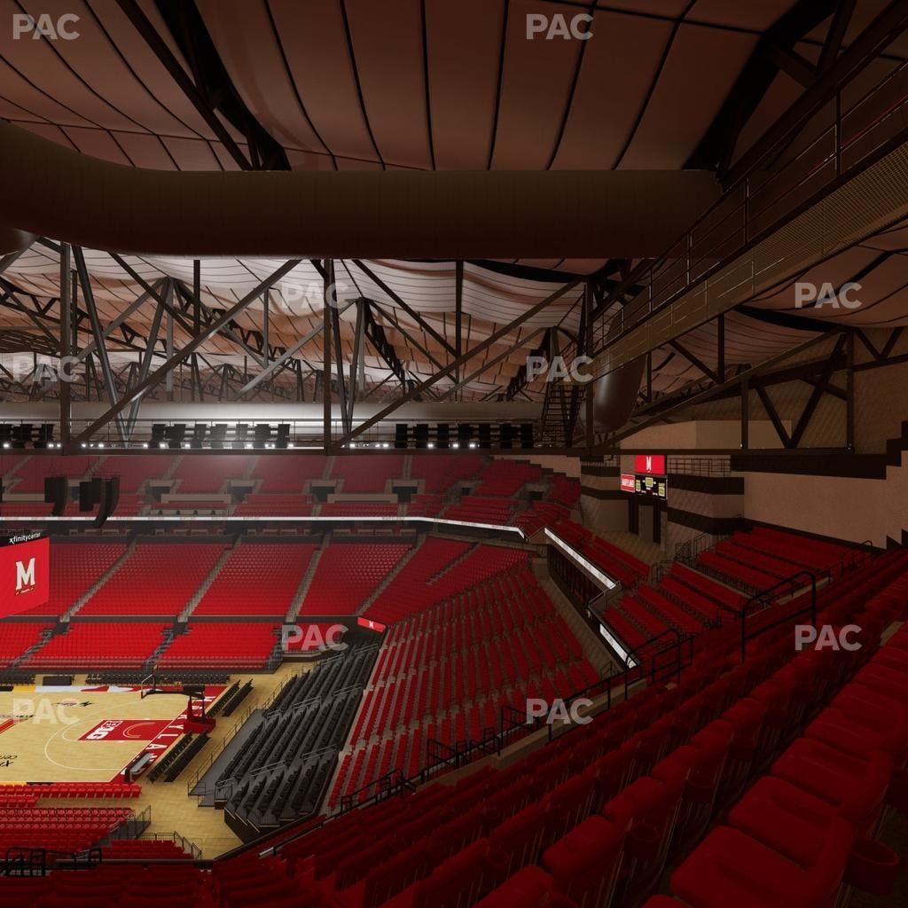 Xfinity Center - MD - Section 204 Seat View