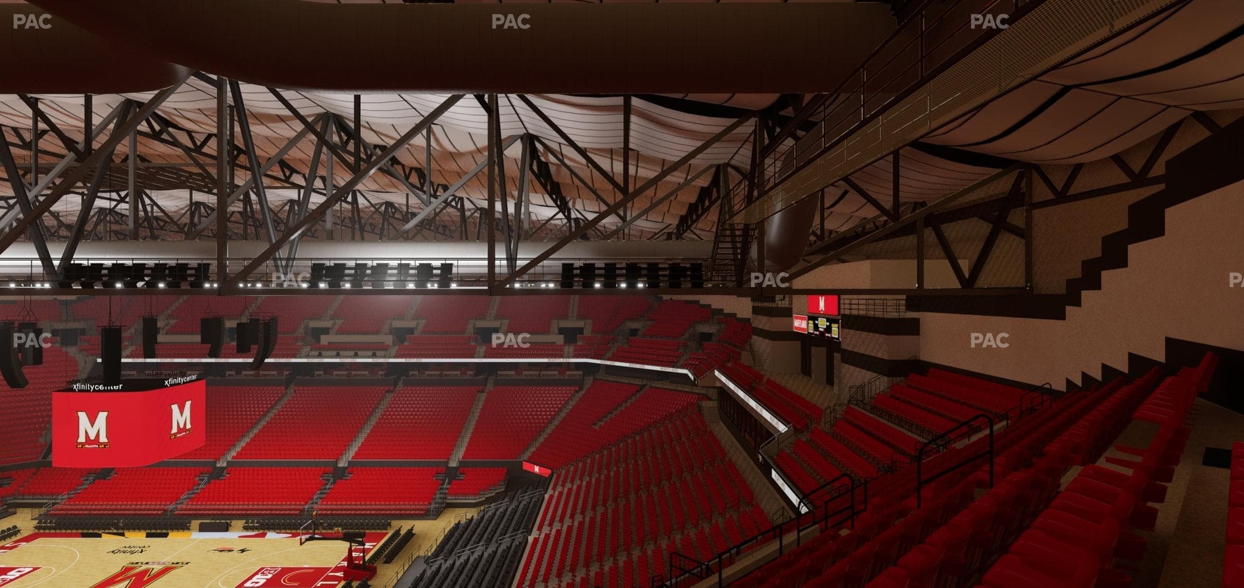 Xfinity Center - MD - Section 204 Seat View