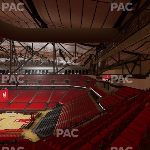 Xfinity Center - MD - Section 204 Seat View