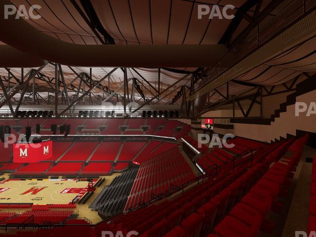 Xfinity Center - MD - Section 204 Seat View