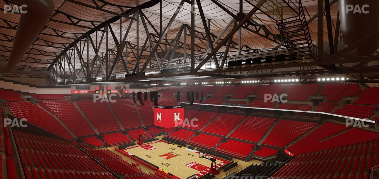 Xfinity Center - MD - Section 205 Seat View