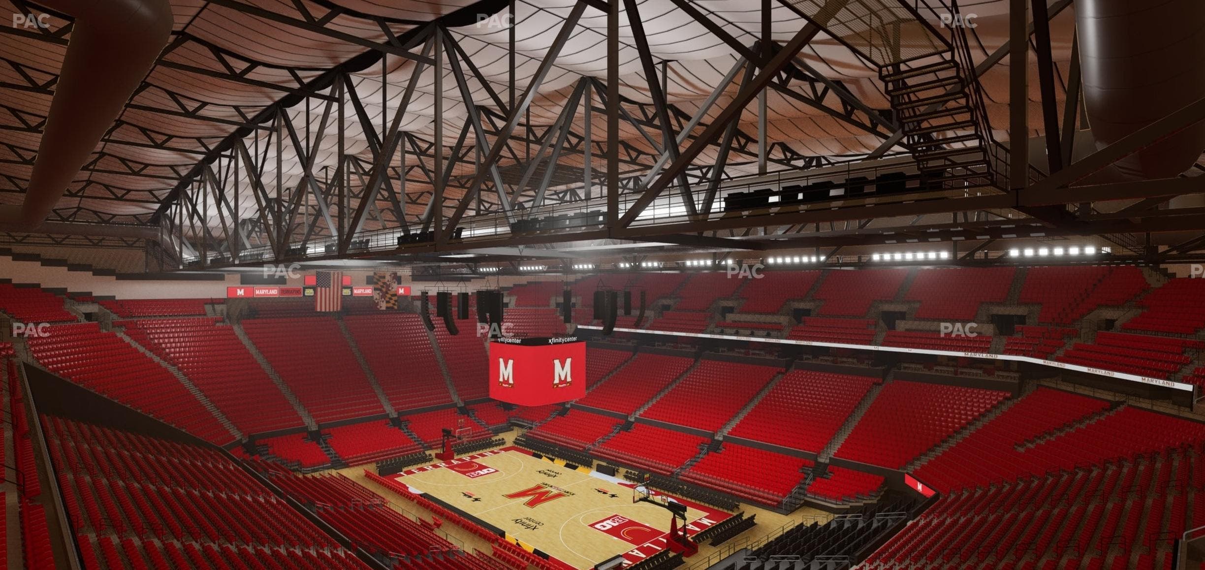 Xfinity Center - MD - Section 205 Seat View