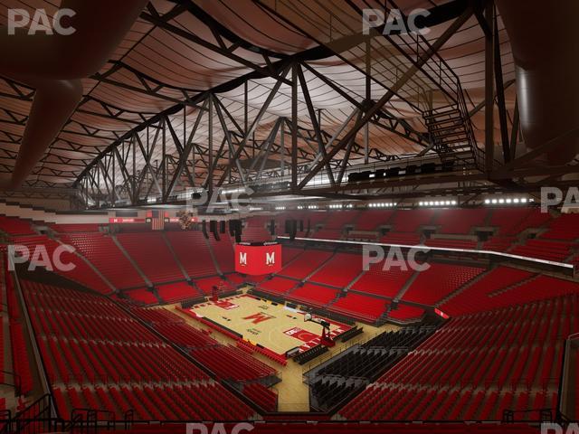 Xfinity Center - MD - Section 205 Seat View