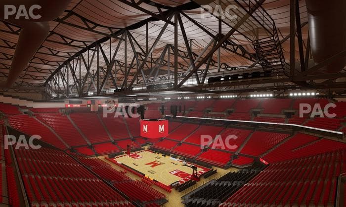 Xfinity Center - MD - Section 205 Seat View