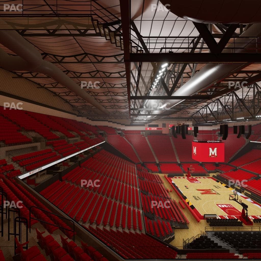 Xfinity Center - MD - Section 206 Seat View