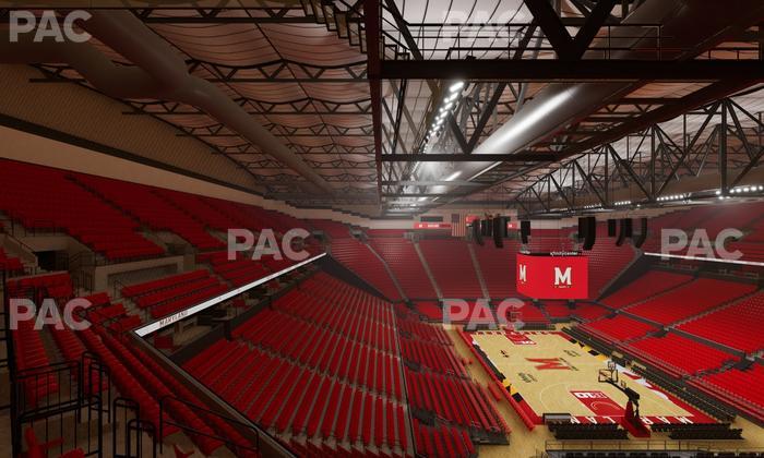 Xfinity Center - MD - Section 206 Seat View