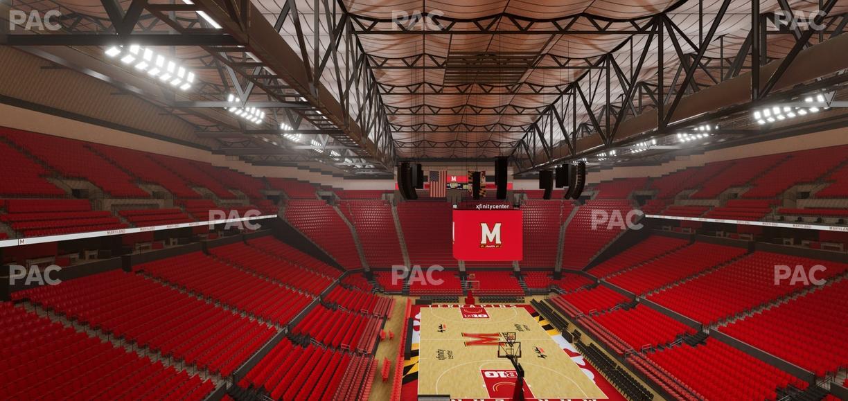 Xfinity Center - MD - Section 207 Seat View