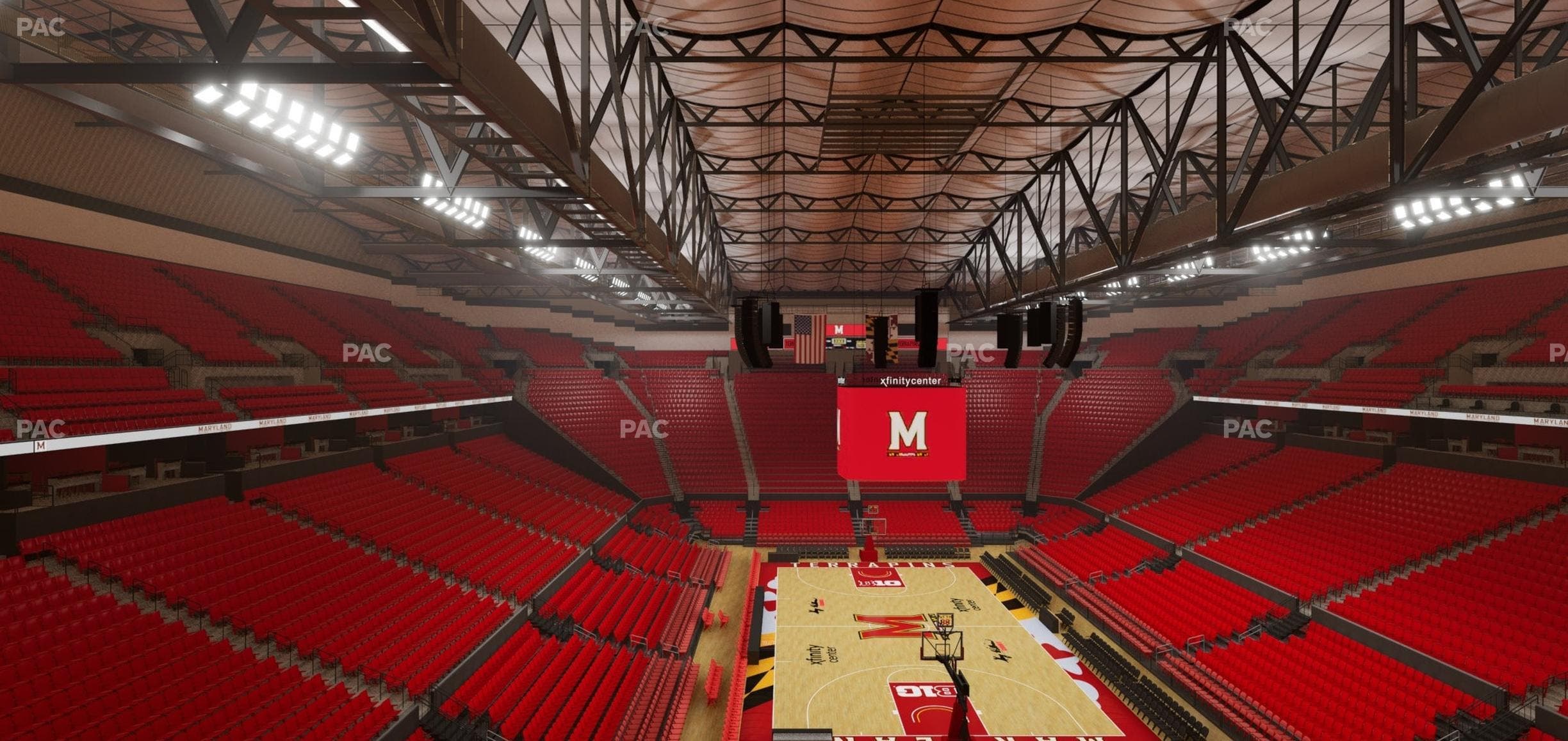 Xfinity Center - MD - Section 207 Seat View