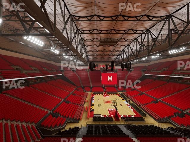 Xfinity Center - MD - Section 207 Seat View