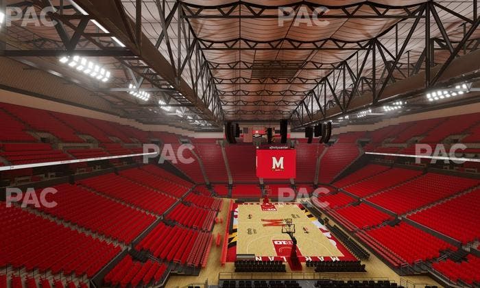 Xfinity Center - MD - Section 207 Seat View