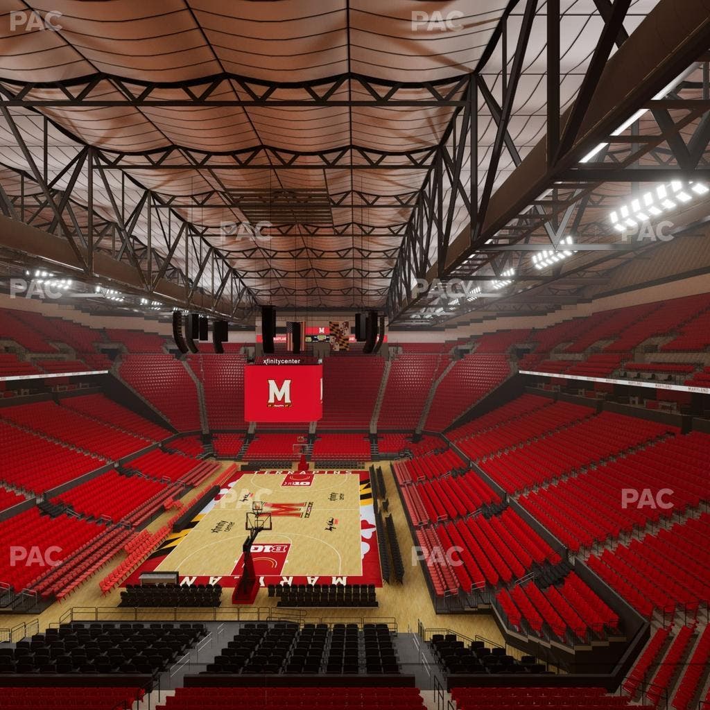 Xfinity Center - MD - Section 208 Seat View