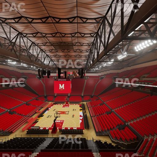 Xfinity Center - MD - Section 208 Seat View
