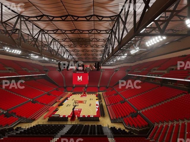 Xfinity Center - MD - Section 208 Seat View