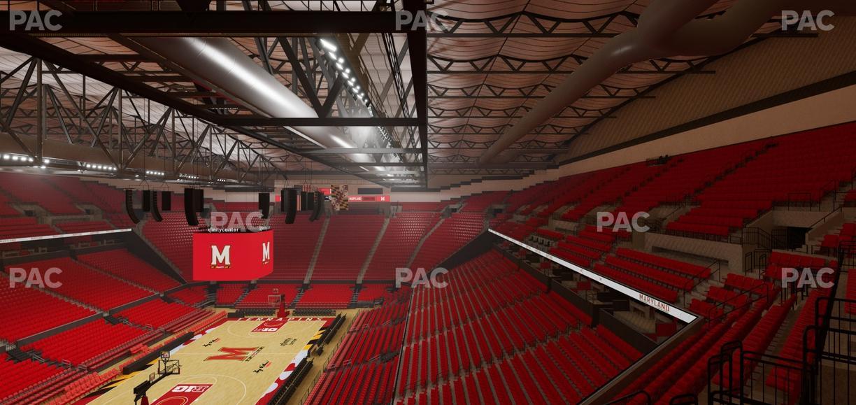 Xfinity Center - MD - Section 209 Seat View