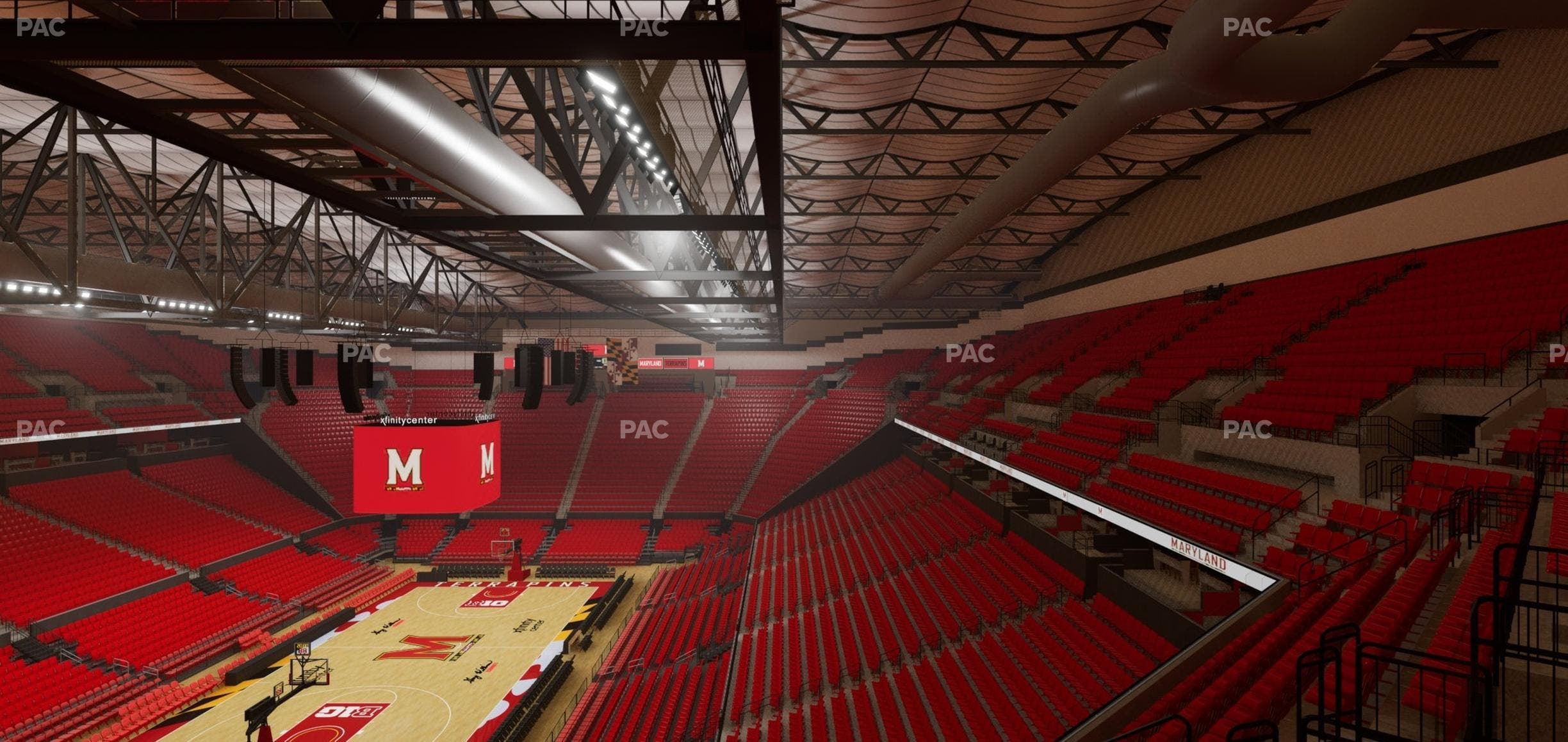 Xfinity Center - MD - Section 209 Seat View