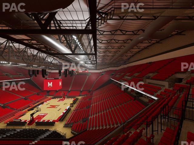 Xfinity Center - MD - Section 209 Seat View